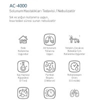 Acura Ac-4000 Kompresörlü Nebulizatör