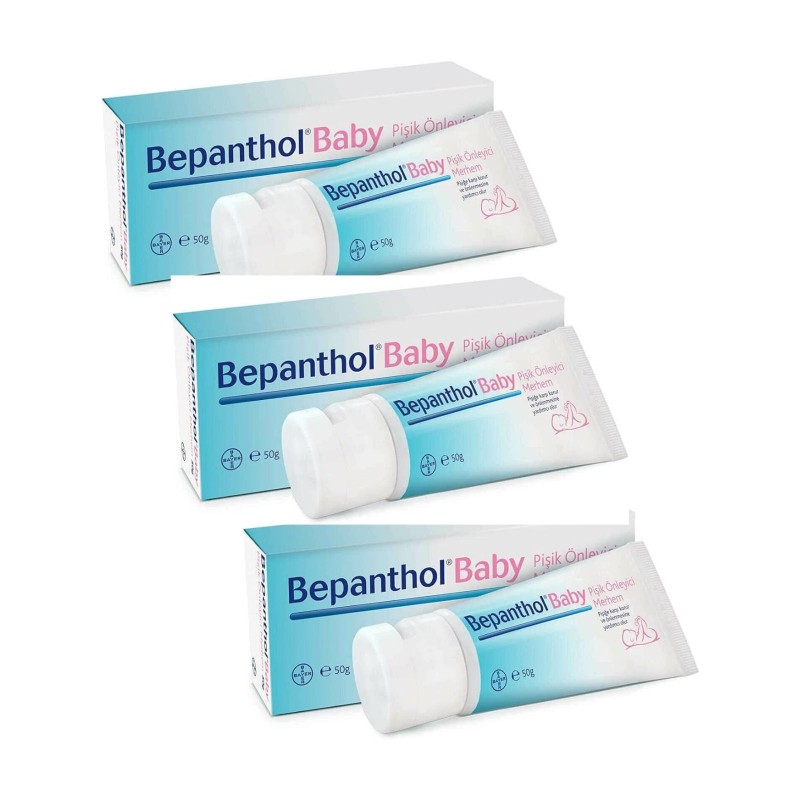 Bepanthol Baby Pişik Önleyici Merhem 50 gr 3 lü Paket