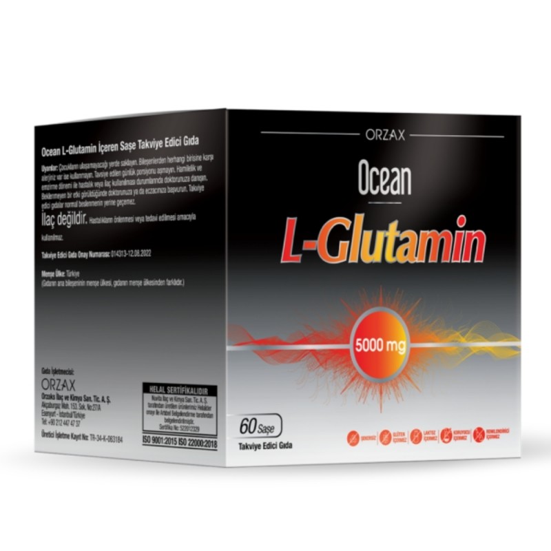 Ocean L-Glutamin 5000 mg 60 Saşe