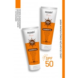 Dermoskin Be Bright Pigmentyl Güneş Koruyucu SPF 50+Krem 75ml-2'li