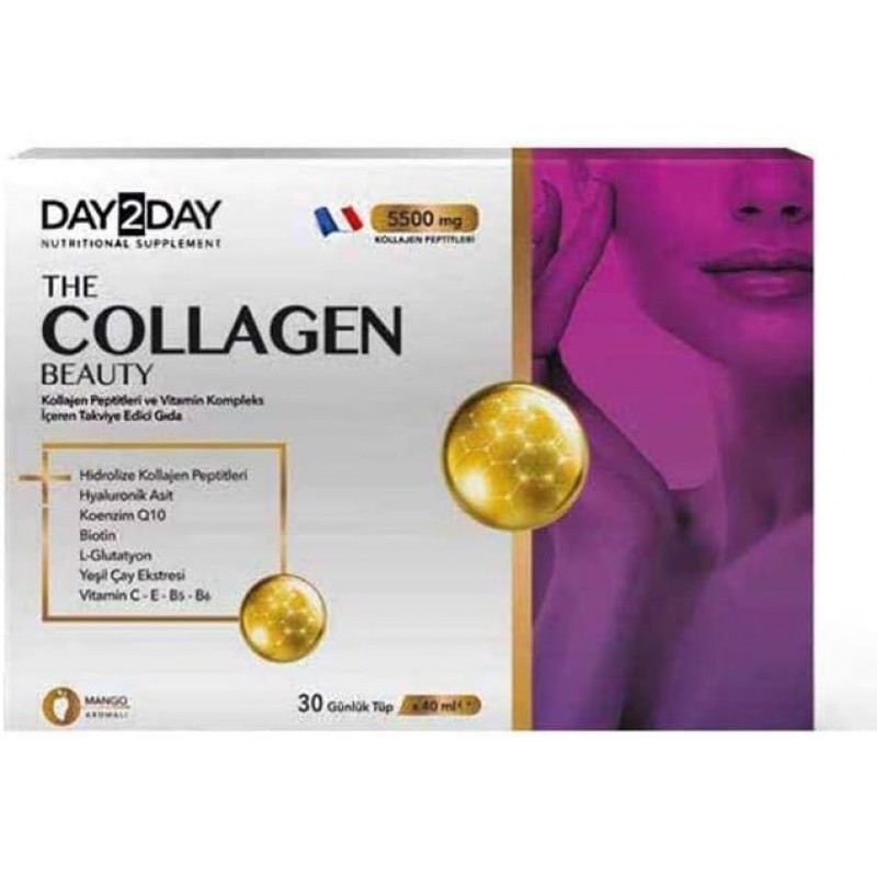 Day2Day The Collagen Beauty 30 Tüp 40 ml 5500 MG Mango