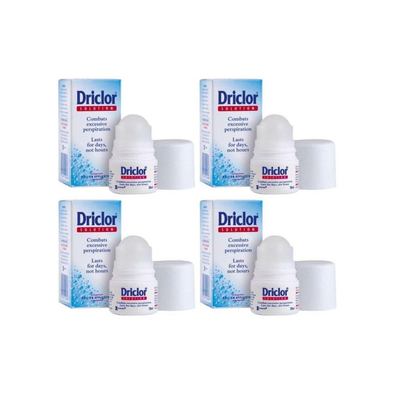 Driclor Anti Perspirant Roll On 20 ml 4 Adet