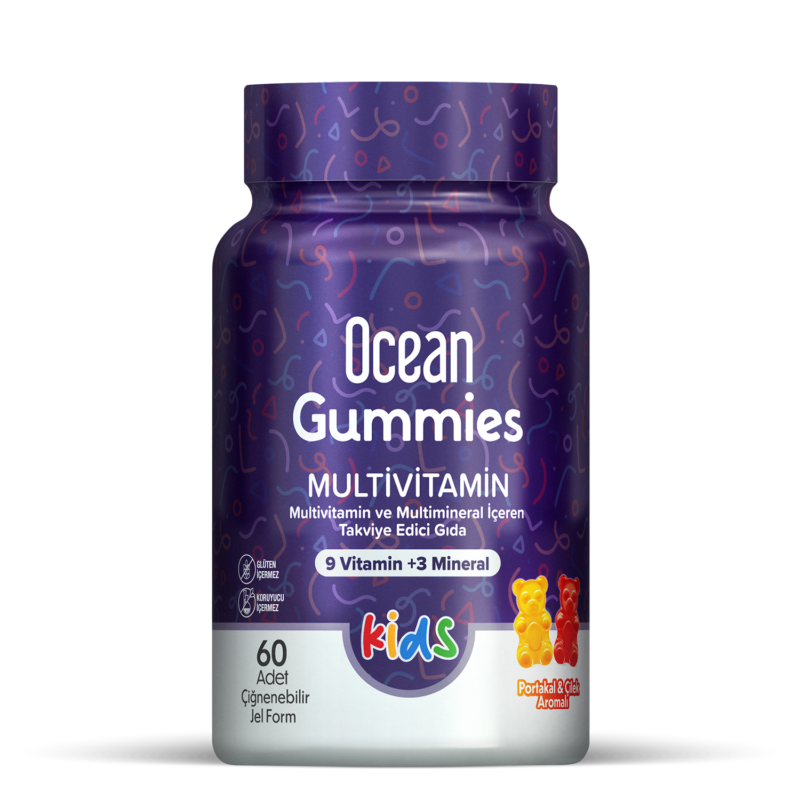 Ocean Gummies Multivitamin 60 Yumuşak Tablet