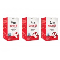 Orzax Ocean Koenzim QH 100mg 30 Kapsül 3'lü Paket 